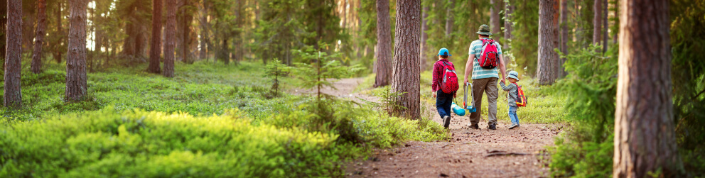 hiking and biking